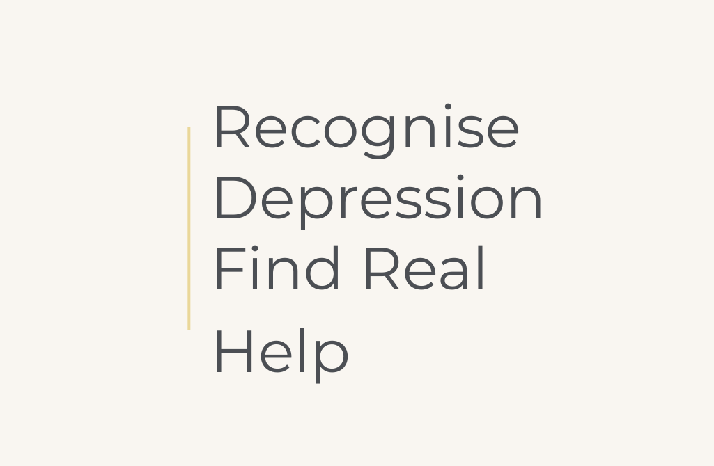 recognise depression