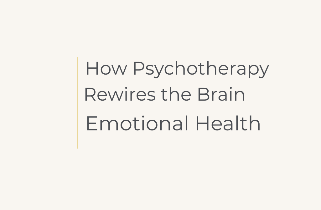 Psychotherapy for Emotional Health